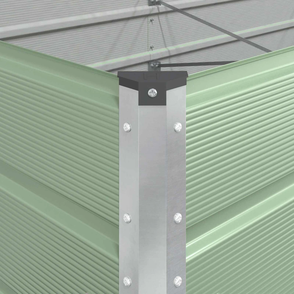 Lovelis Pastelinė žalia 385 x 100 x 45 cm Galvanizuotas plienas