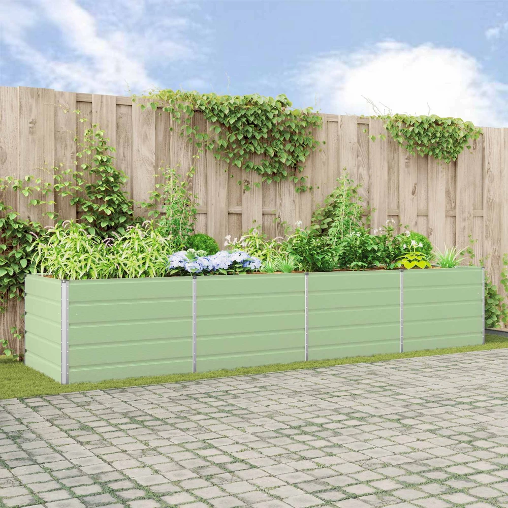 Lovelis Pastelinė žalia 385 x 100 x 75 cm Galvanizuotas plienas