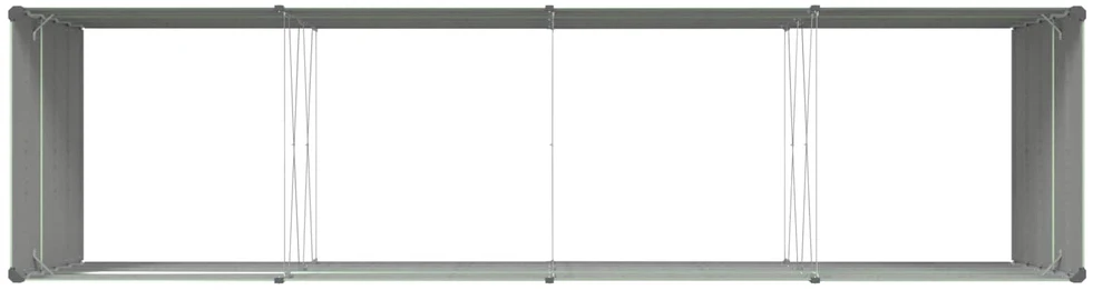 Lovelis Pastelinė žalia 385 x 100 x 75 cm Galvanizuotas plienas