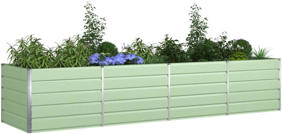 Lovelis Pastelinė žalia 385 x 100 x 75 cm Galvanizuotas plienas