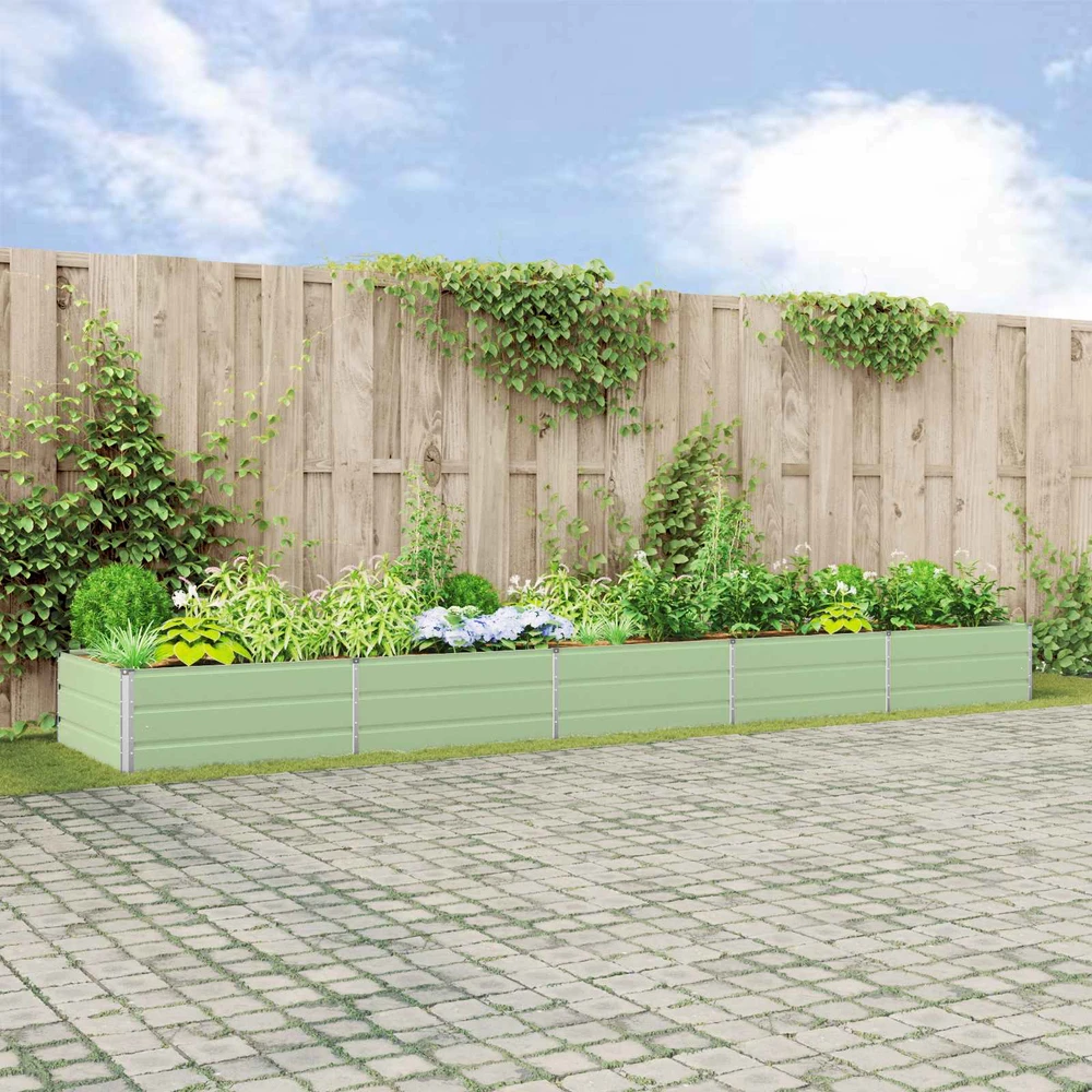 Lovelis Pastelinė žalia 480 x 100 x 45 cm Galvanizuotas plienas