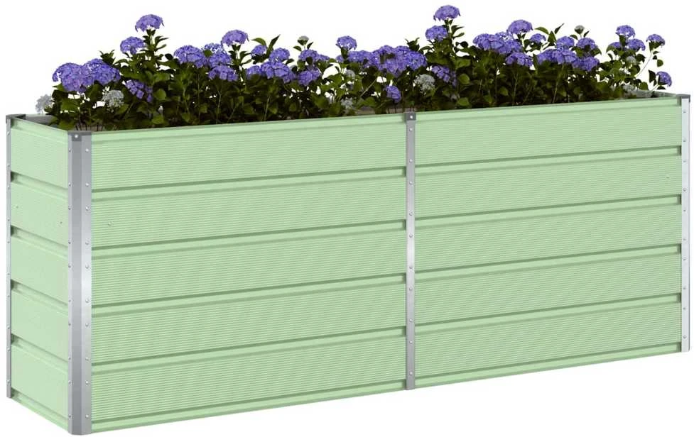 Lovelis Pastelinė žalia 195 x 50 x 77 cm Cinkuota plienas