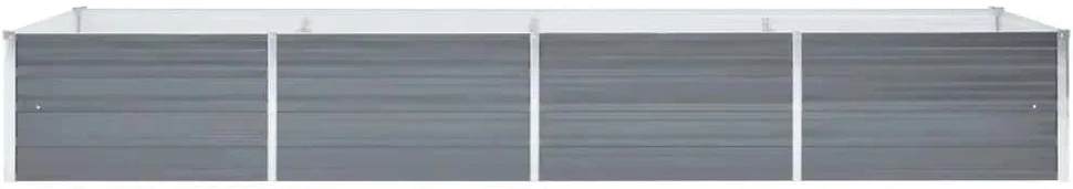 Lovelis, pilkas, galvanizuotas plienas, 320x80x45cm