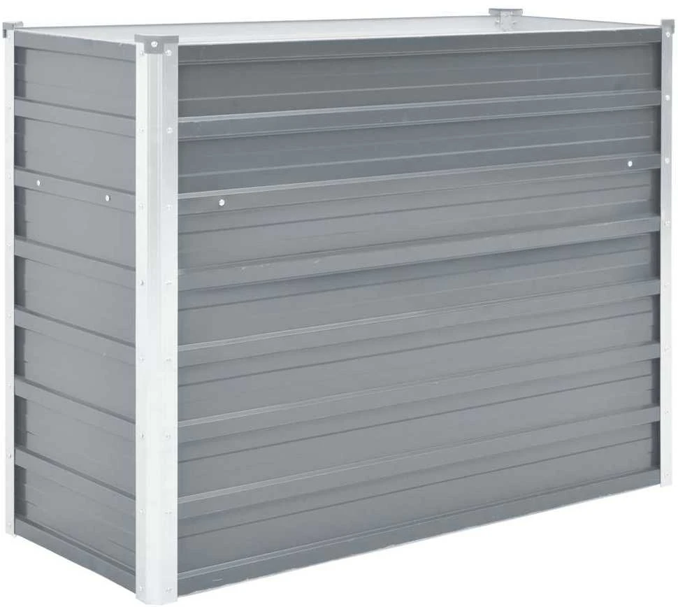 Lovelis, pilkas, galvanizuotas plienas, 100x40x77cm