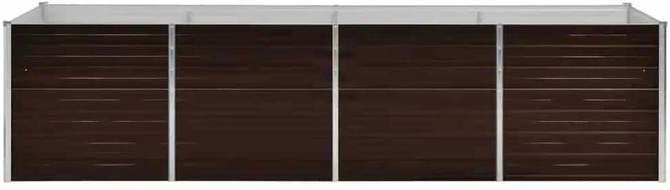 Lovelis, rudas, 320x80x77cm, galvanizuotas plienas, aukštas