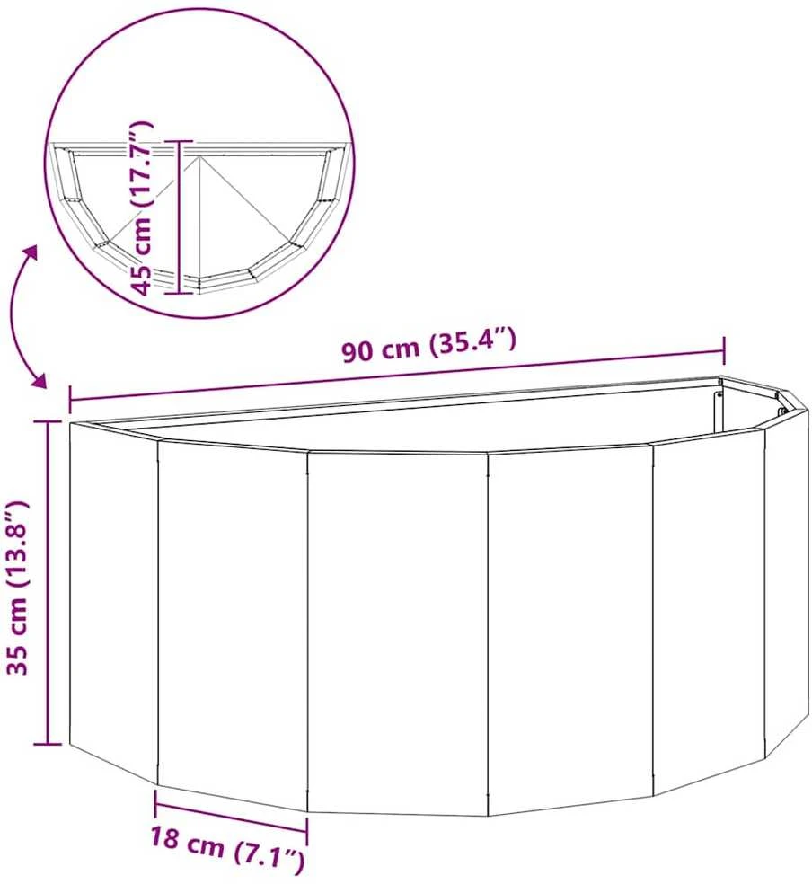 Lovelis Rūdijanti 90 x 45 x 35 cm