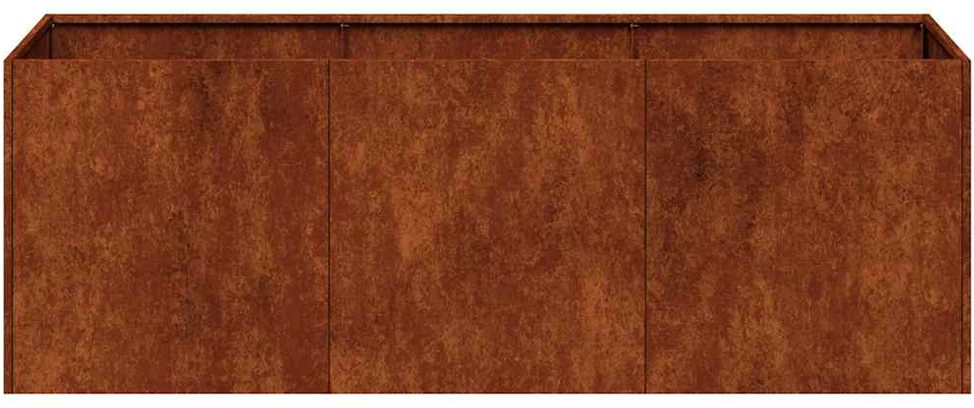 Lovelis, rūdžių, 120x40x40cm, oro sąlygoms atsparus plienas