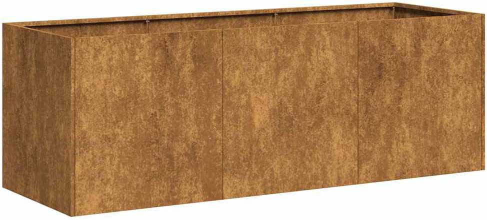 Lovelis, rūdžių, 120x40x40cm, oro sąlygoms atsparus plienas