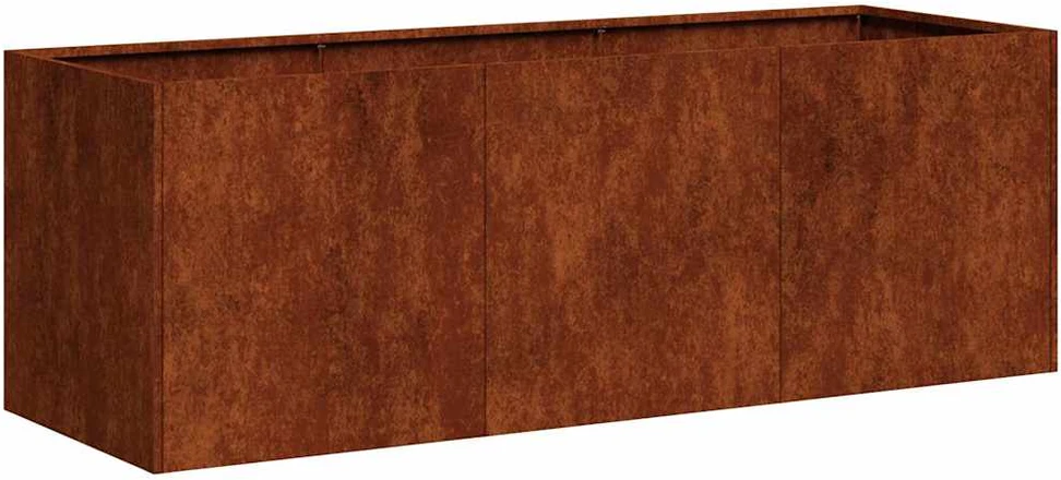 Lovelis, rūdžių, 120x40x40cm, oro sąlygoms atsparus plienas