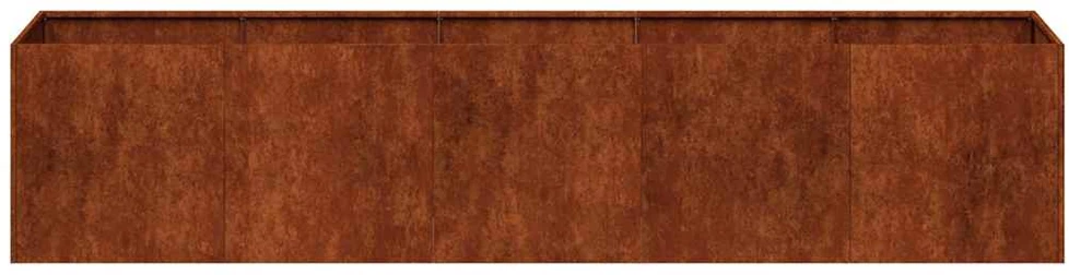 Lovelis, rūdžių, 200x40x40cm, oro sąlygoms atsparus plienas