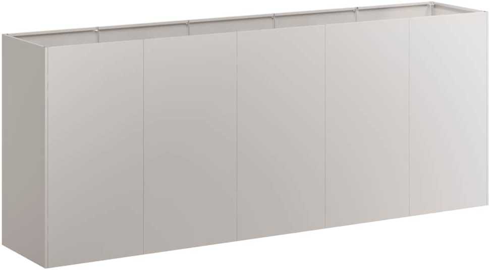 Lovelis, rūdžių, 200x40x80cm, oro sąlygoms atsparus plienas