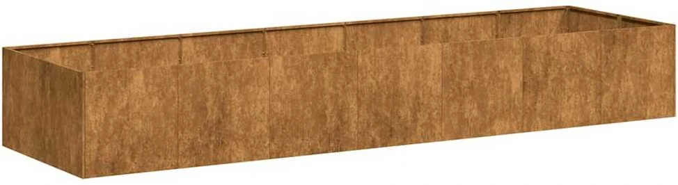 Lovelis, rūdžių, 280x80x40cm, oro sąlygoms atsparus plienas
