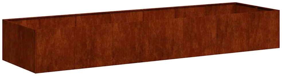 Sodo vazonas Rūdijanti 280 x 80 x 40 cm