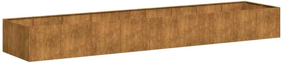 Lovelis, rūdžių, 360x80x40cm, oro sąlygoms atsparus plienas