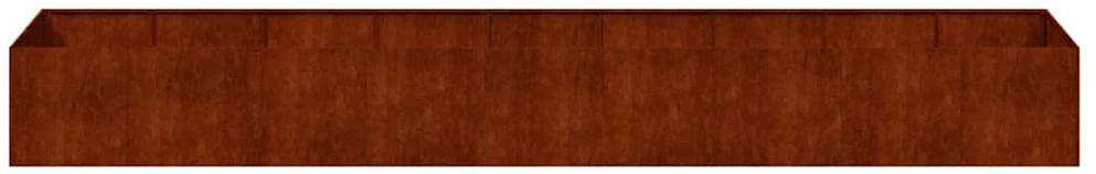 Lovelis, rūdžių, 360x80x40cm, oro sąlygoms atsparus plienas