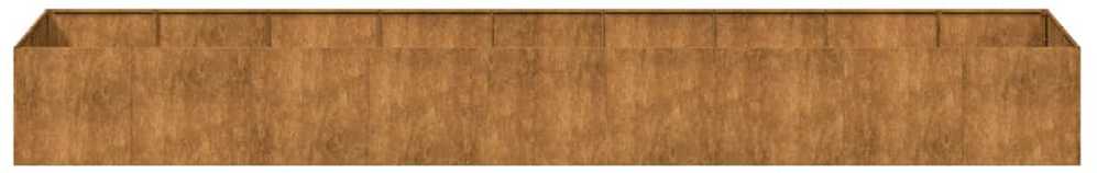 Lovelis, rūdžių, 360x80x40cm, oro sąlygoms atsparus plienas