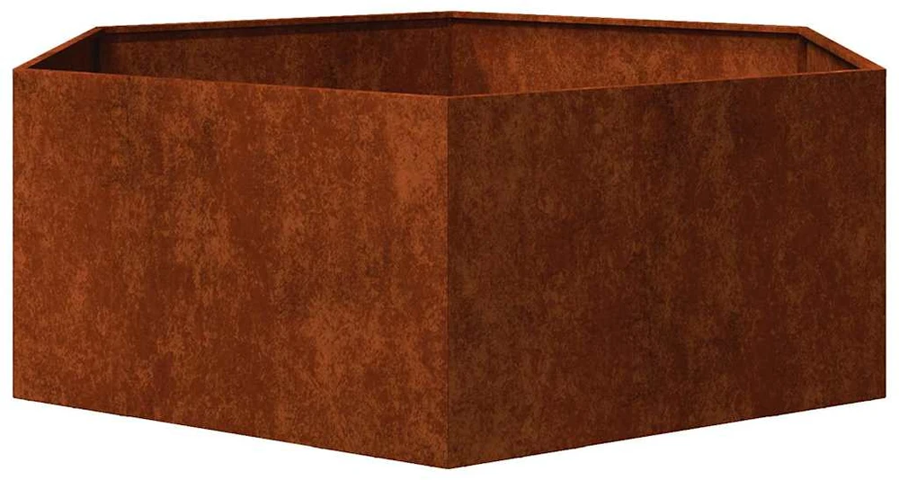 Lovelis, rūdžių spalvos, 138x120x45 cm, Corten plienas