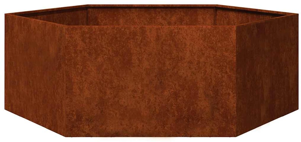 Lovelis, rūdžių spalvos, 138x120x45 cm, Corten plienas