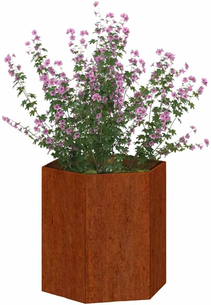 Lovelis, rūdžių spalvos, 40x40x45cm, Corten plienas