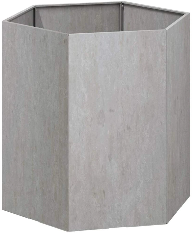 Lovelis, rūdžių spalvos, 40x40x45cm, Corten plienas