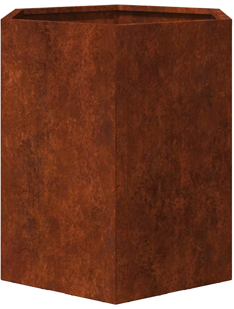Lovelis, rūdžių spalvos, 40x40x45cm, Corten plienas