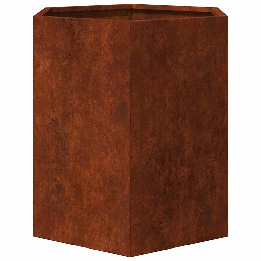 Lovelis, rūdžių spalvos, 40x40x45cm, Corten plienas
