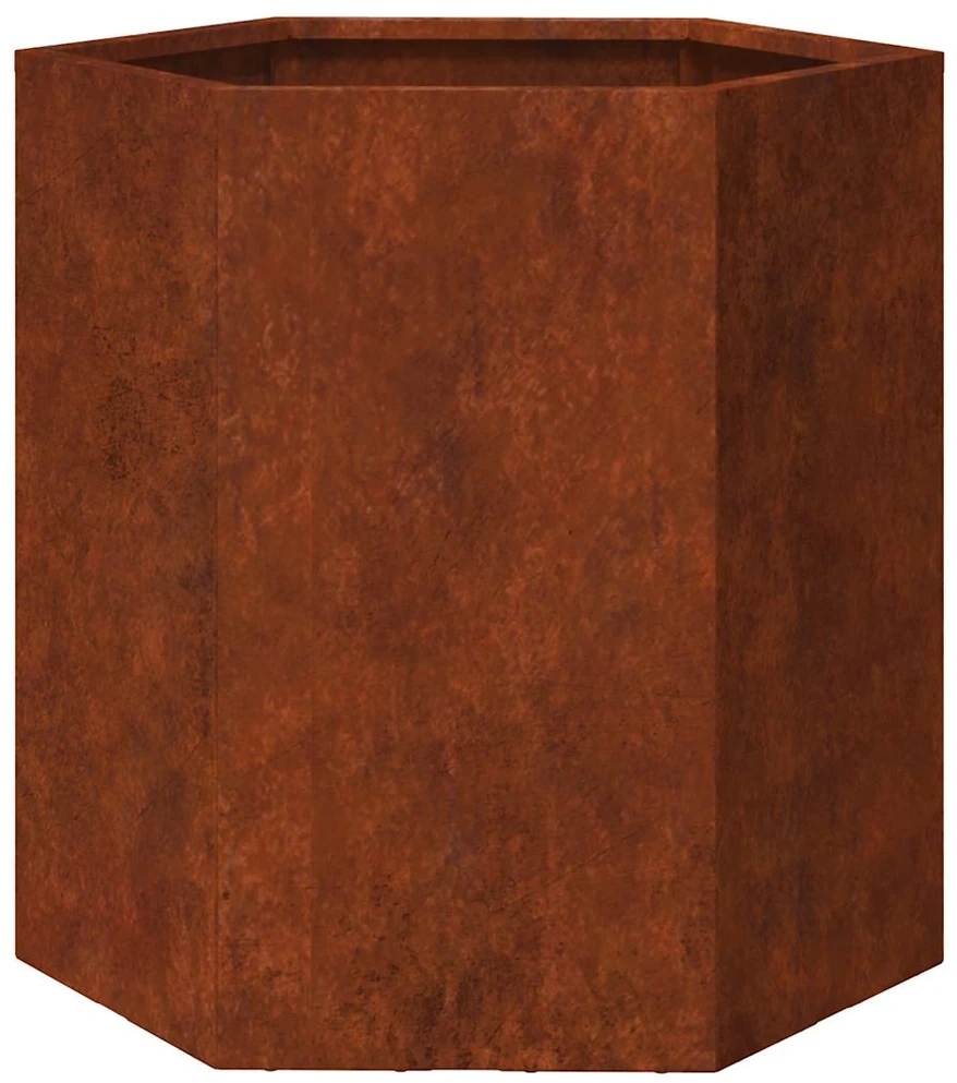 Lovelis, rūdžių spalvos, 40x40x45cm, Corten plienas