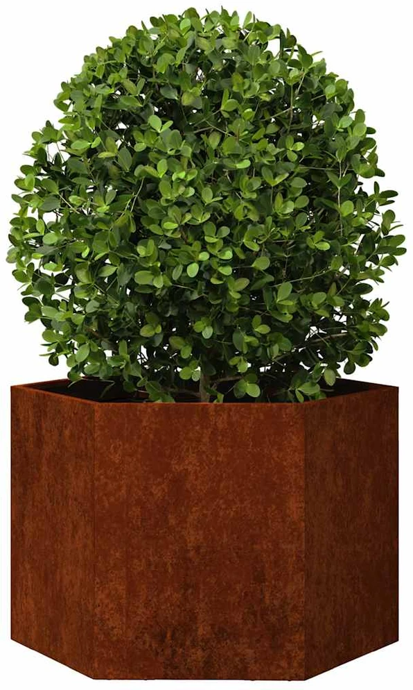 Lovelis, rūdžių spalvos, 60x60x45cm, Corten plienas