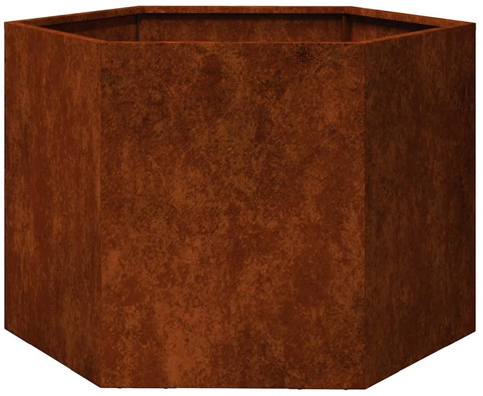 Lovelis, rūdžių spalvos, 60x60x45cm, Corten plienas