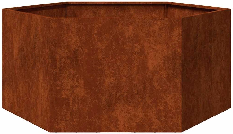 Lovelis, rūdžių spalvos, 90x90x45cm, Corten plienas