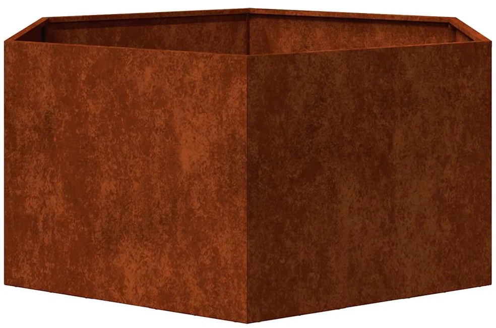 Lovelis, rūdžių spalvos, 90x90x45cm, Corten plienas