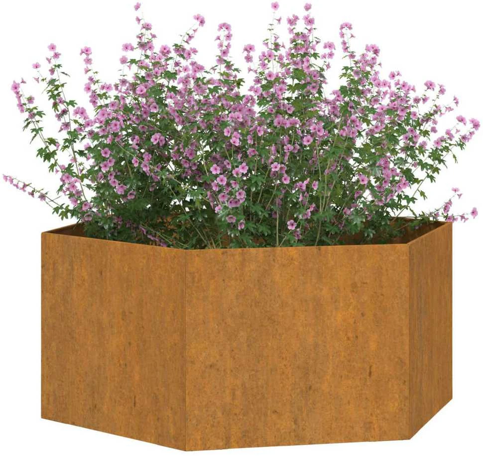 Lovelis, rūdžių spalvos, 90x90x45cm, Corten plienas