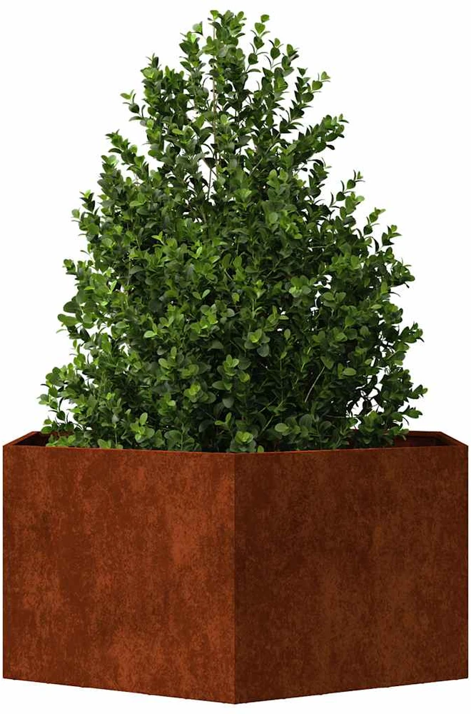 Lovelis, rūdžių spalvos, 90x90x45cm, Corten plienas