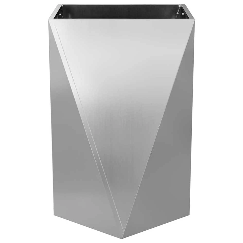 Lovelis Sidabro 50 x 50 x 75 cm Cinkuota plienas