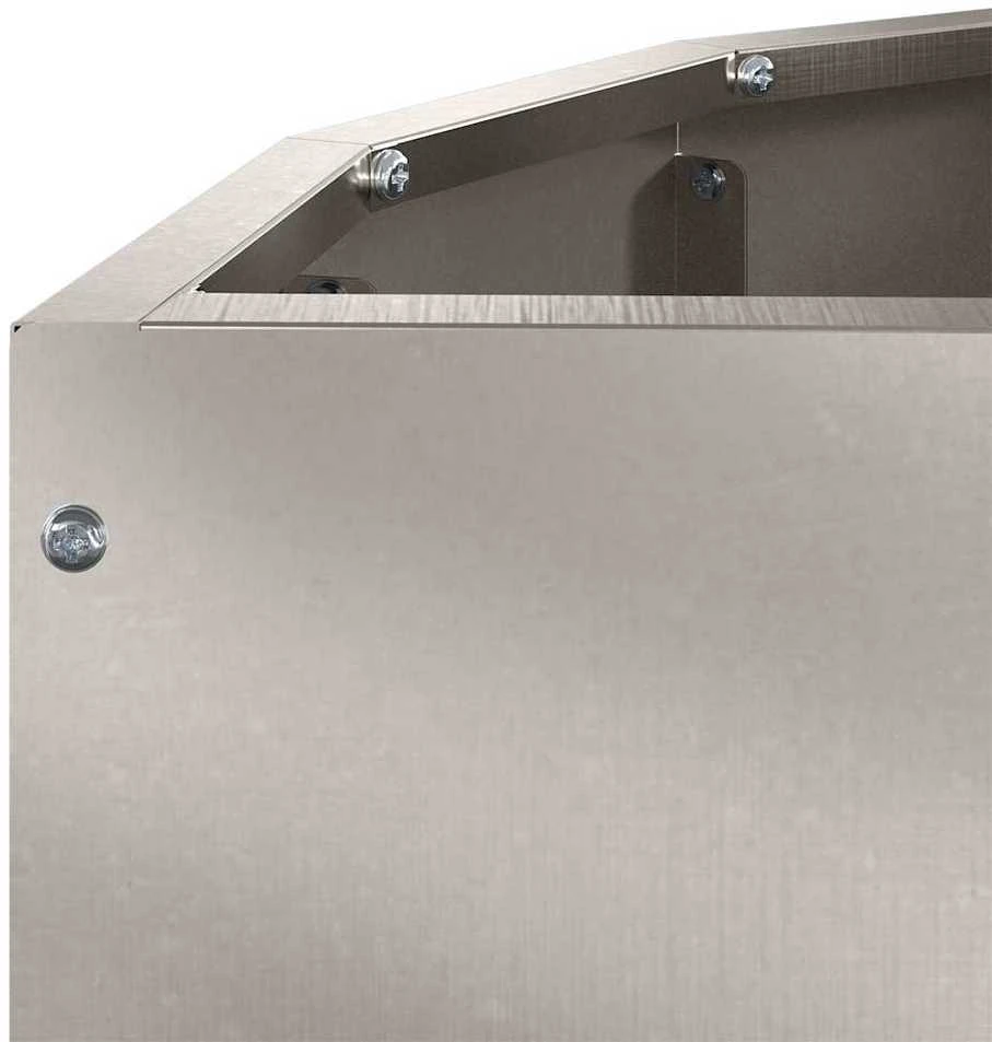 Lovelis Sidabro 60 x 30 x 35 cm Nerūdijantis Plienas