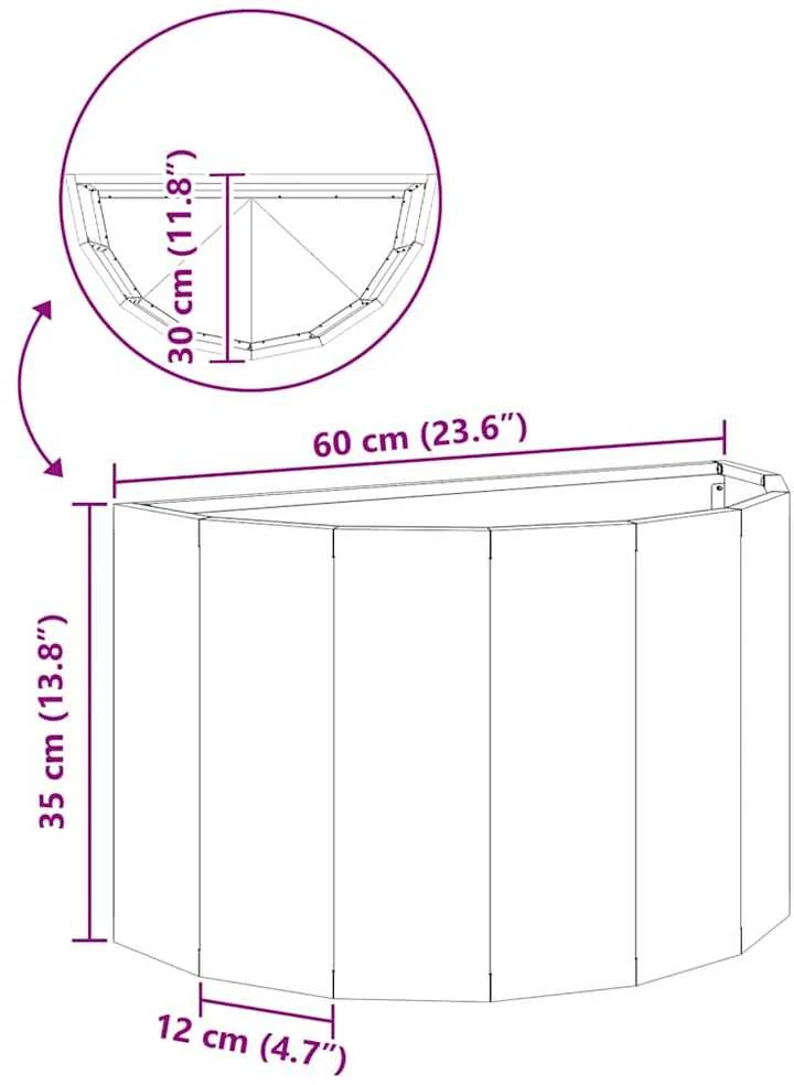Lovelis Sidabro 60 x 30 x 35 cm Nerūdijantis Plienas