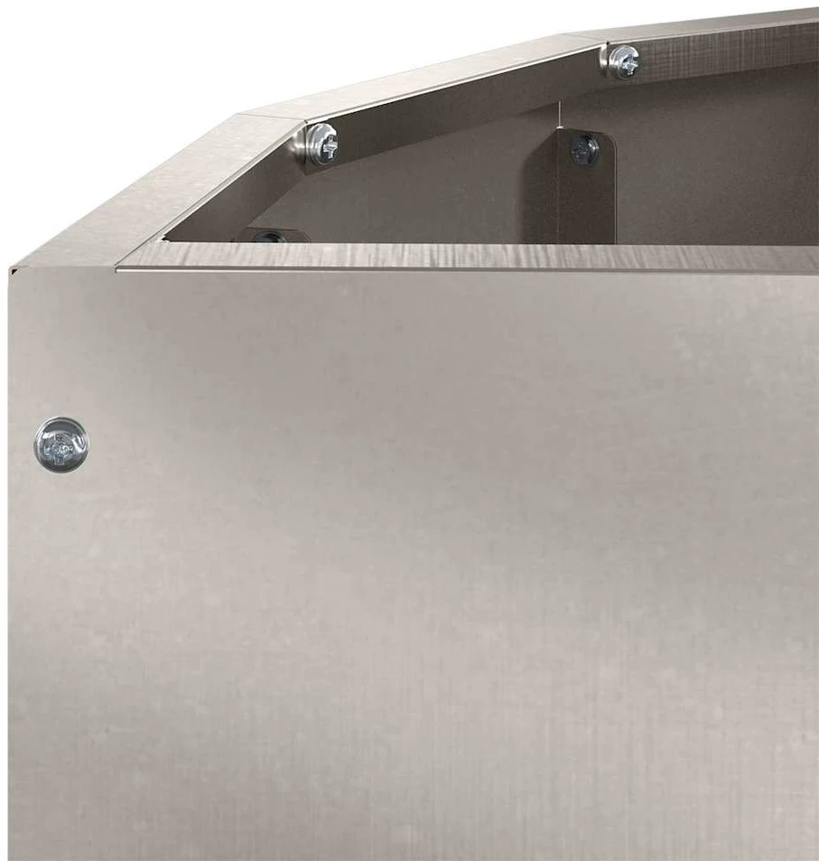 Lovelis Sidabro 60 x 30 x 35 cm Nerūdijantis Plienas