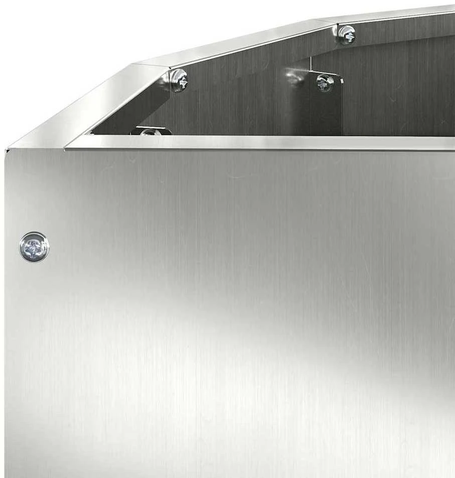 Lovelis Sidabro 60 x 30 x 50 cm Cinkuota plienas