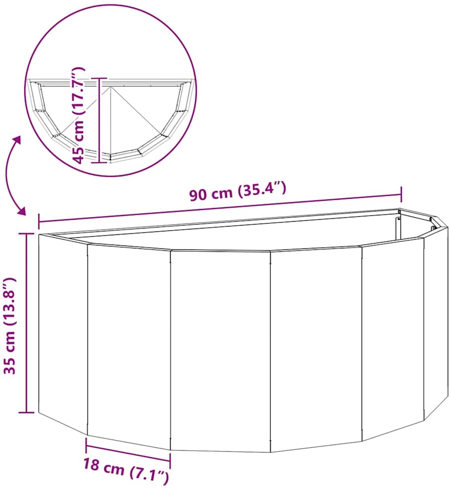 Lovelis Sidabro 90 x 45 x 35 cm Nerūdijantis Plienas