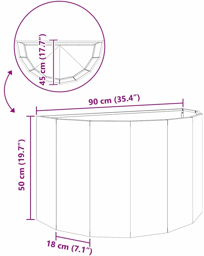 Lovelis Sidabro 90 x 45 x 50 cm Cinkuota plienas