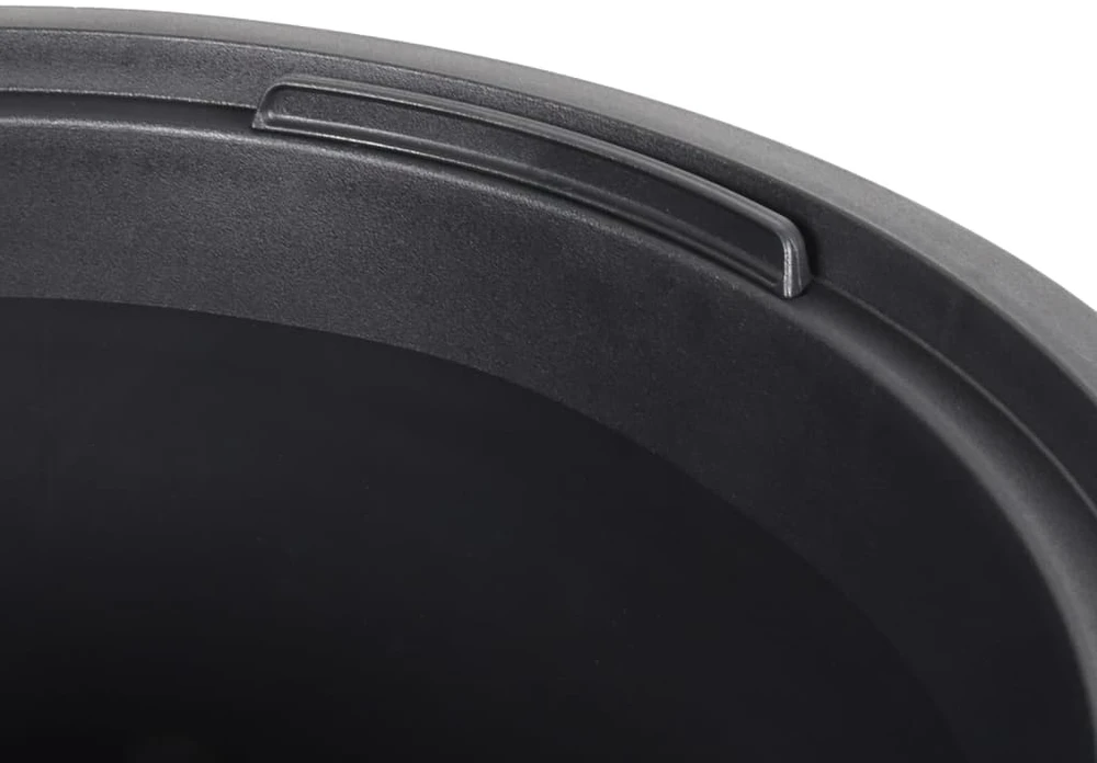 Lovelis su išimamu įdėklu, antracito, 18/45l, PP
