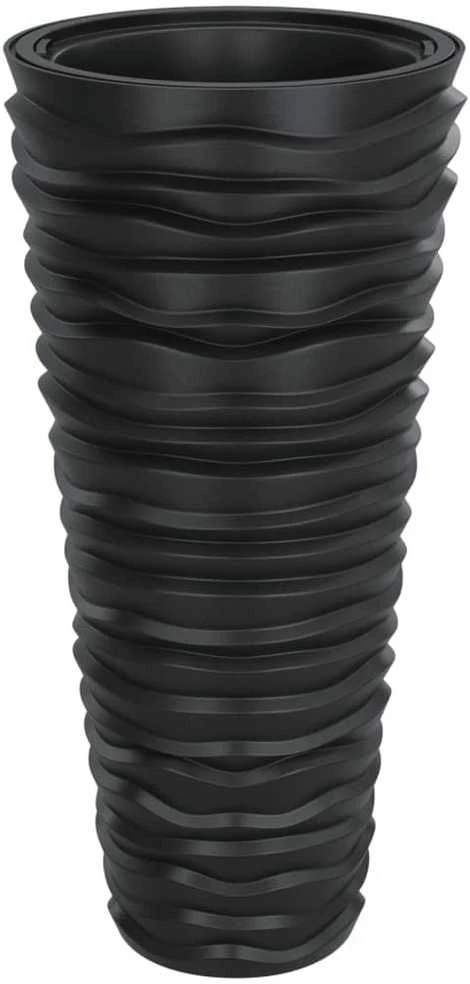 Lovelis su išimamu įdėklu, antracito, 18/45l, PP