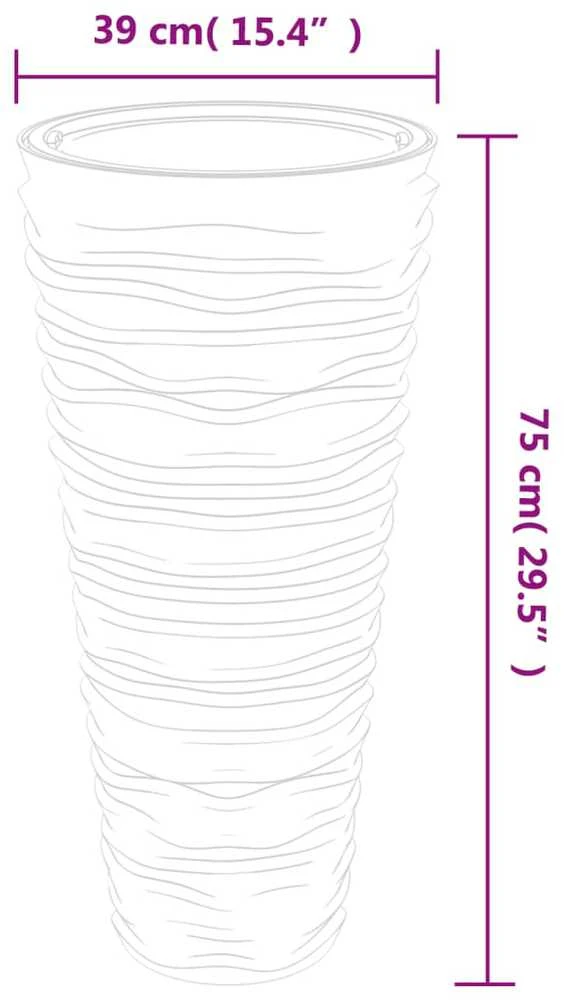Lovelis su išimamu įdėklu, baltas, 18/45l, PP