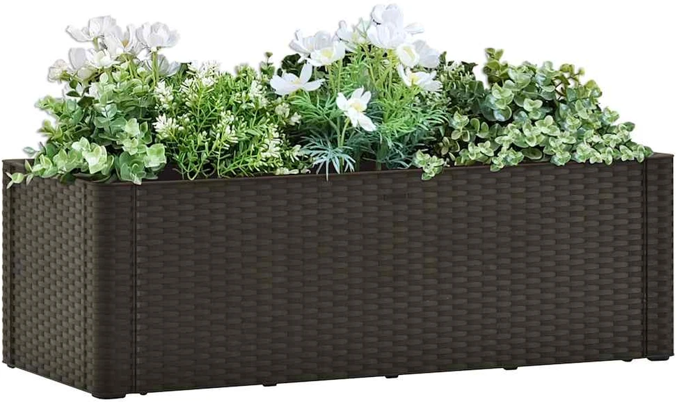 Lovelis su savaiminio laistymo sistema, moka, 100x43x33cm