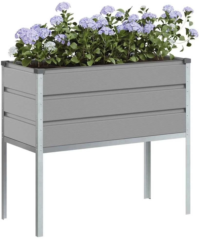 Lovelis Šviesiai pilka 100 x 45 x 90 cm Cinkuota plienas