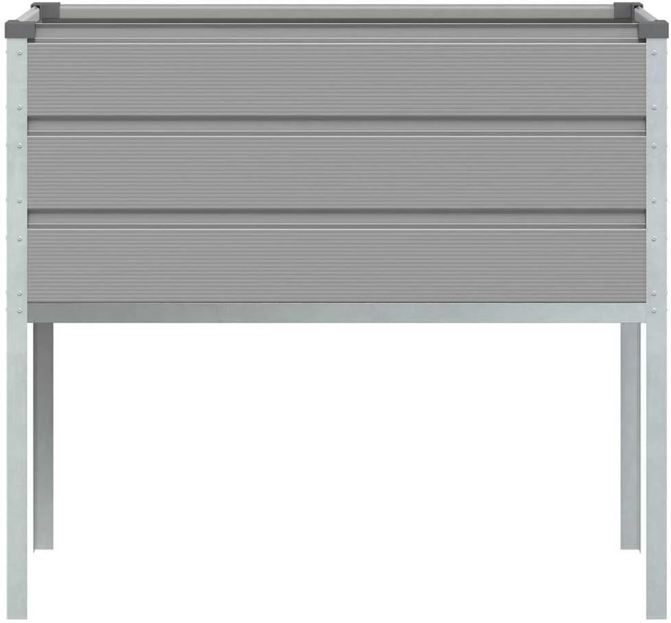 Lovelis Šviesiai pilka 100 x 45 x 90 cm Cinkuota plienas