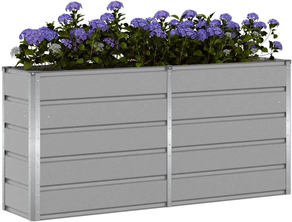 Lovelis Šviesiai pilka 160 x 40 x 75 cm Plienas