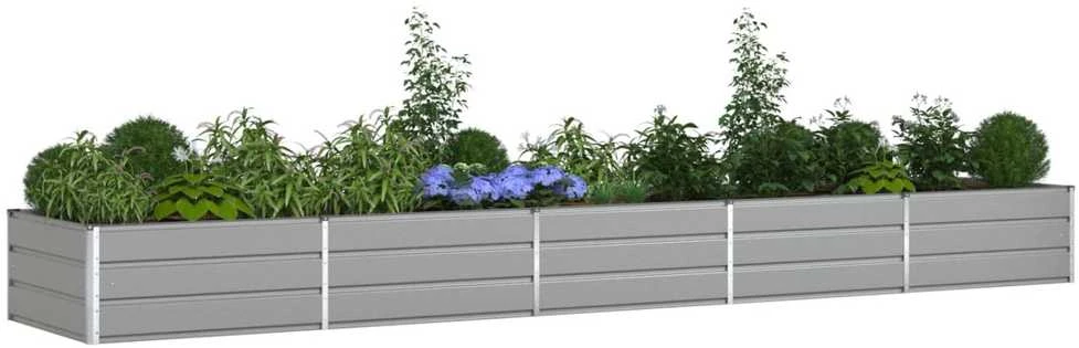 Lovelis Šviesiai pilka 480 x 100 x 45 cm Galvanizuotas plienas