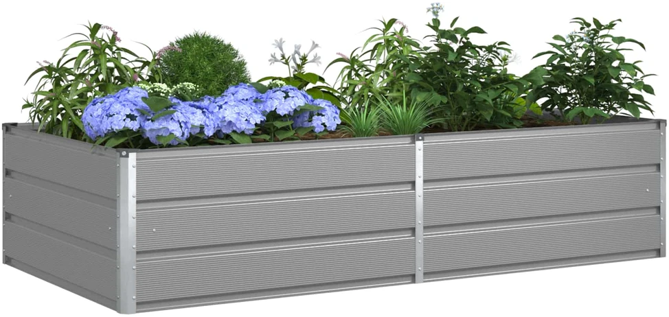 Lovelis Šviesiai pilka 195 x 100 x 45 cm Galvanizuotas plienas