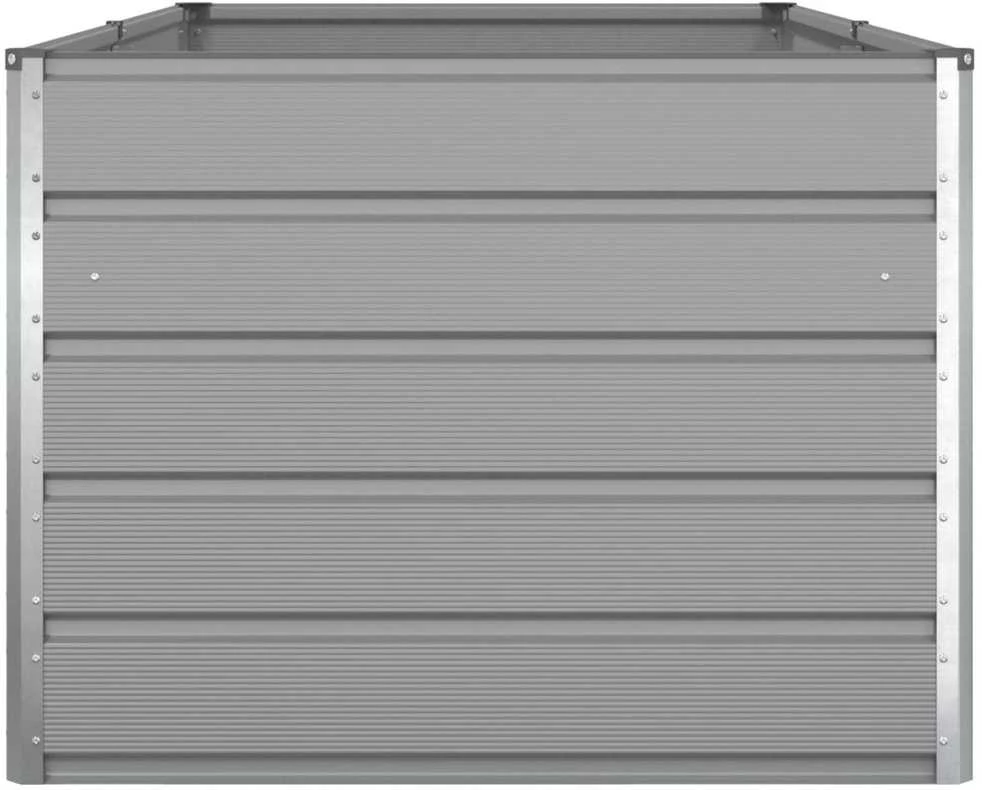 Lovelis Šviesiai pilka 195 x 100 x 75 cm Galvanizuotas plienas
